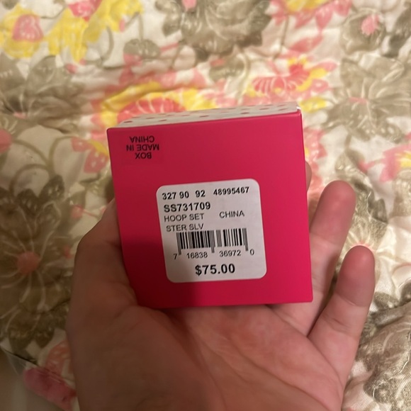 Sterling silver set of hoops for girl - Picture 5 of 5